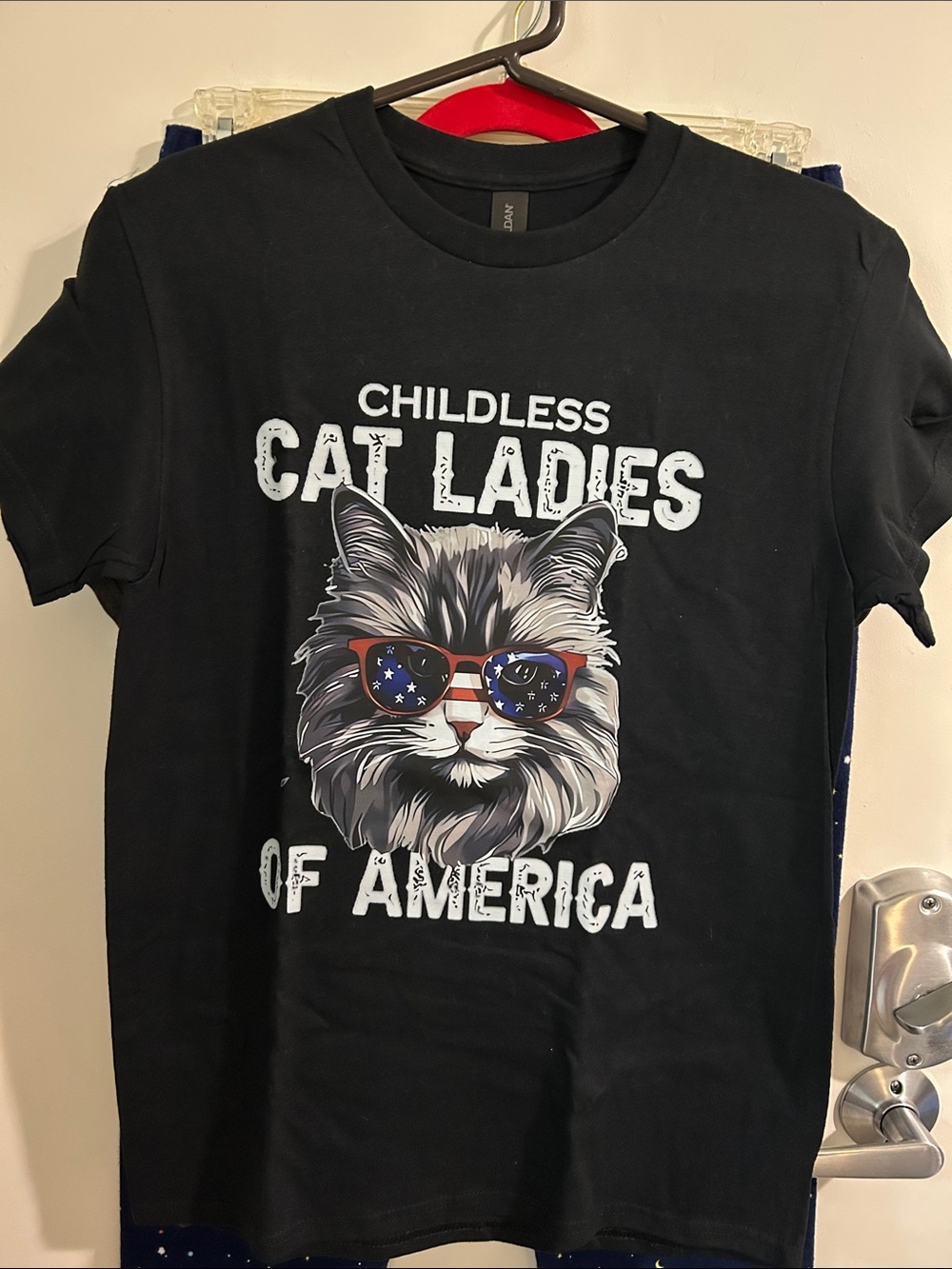 Gildan Black Heavy Cotton Tee with Center Neck Tag